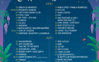 Noches del Botánico presenta el cartel completo de su décimo aniversario