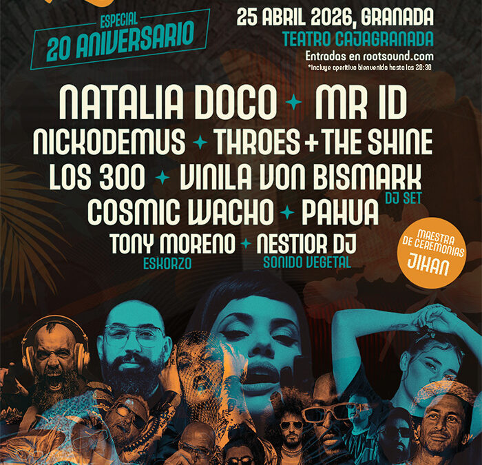 Rootsound celebra veinte años de trayectoria con un festival de música global en Granada